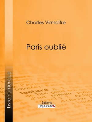 cover image of Paris oublié
